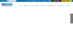 Desktop Screenshot of middlesexcc.edu